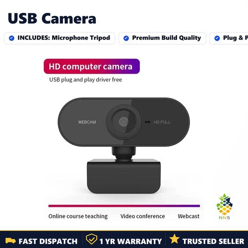HD USB Camera Microphone Tripod 1280x720