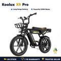 KOOLUX X9 PRO 20 Inch Electric Bike 48V 31.2Ah Long Range 250W City Cruiser UK