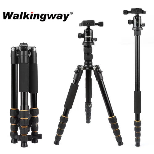 Walking Way Q666 Professional Camera Tripod Phone Stand Tripod Portable Travel