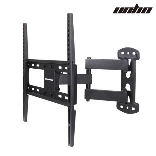 unho UH2377-RBS Tilting Swivel TV Wall Bracket Mount 32-55 Inch UK 30kg - black