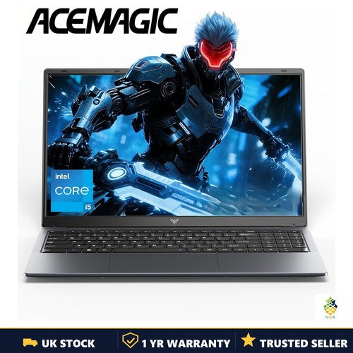 ACEMAGIC 15.6" Laptop Intel i5-12600H 16GB 512GB SSD FHD WiFi6 Windows 11 UK