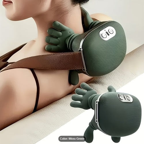 USB Rechargeable Deep Tissue Massager Cordless Neck Back Shoulder Leg 5D UK