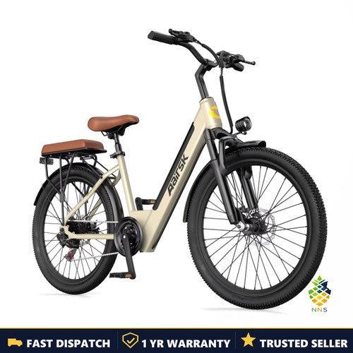 Aairsk S600 Electric Bike 250W 36V 13Ah 26" Step-Through City E-Bike 7-Speed
