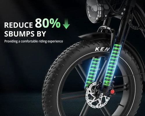 KOOLUX X9 PRO 20 Inch Electric Bike 48V 31.2Ah Long Range 250W City Cruiser UK