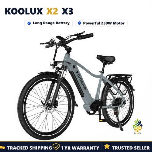 KOOLUX X3 Adult Electric Bike 26 Inch Tire 48V 250W E Mountain Bike City Cruise