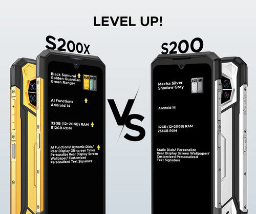 DOOGEE S200 5G Rugged Phone Dimensity 7050 12GB RAM 256GB ROM 100MP Android