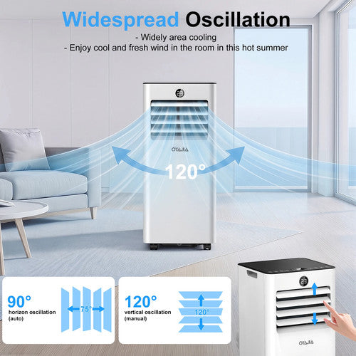 Oyaja Portable Air Conditioner 9000BTU 6in1 AC Cooling Ventilate Dumidifier 60m2