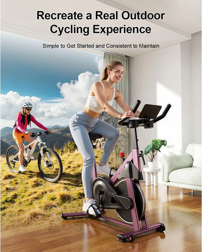 Superun S1 Exercise Bike 32 Level Magnetic Resistance Indoor 300 LBS Weight MAX