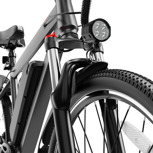 HEADEER BK1350 Electric Bike 250W 48V 15Ah 26" City Commuter E-Bike Rear Rack