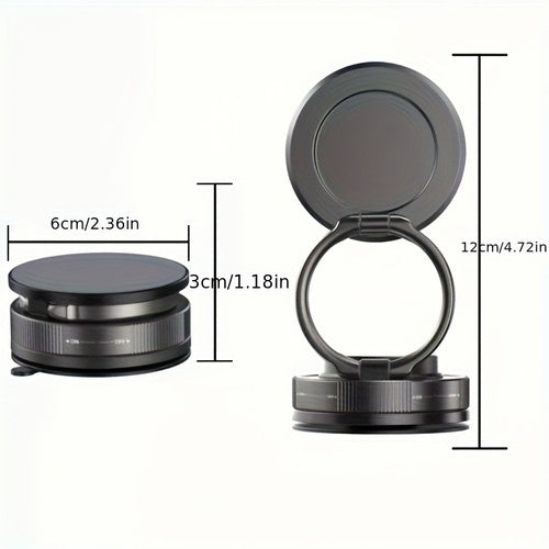 Magnetic Car Phone Holder Mount 360° Foldable Dashboard Universal Black UK