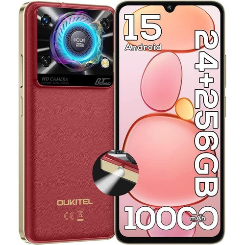 Oukitel C60 Pro Smartphone 6.88in 24GB 256GB 10000mAh 13MP NFC GPS 4G Unlocked