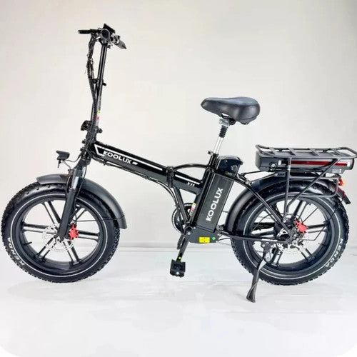 KOOLUX X11S Folding Electric Bike 20" Fat Tire Dual Battery 48V Long Range 250W