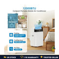HiMISS Portable Air Conditioner 12000BTU 4in1 Cooling Dehumidifier Fan AC UK