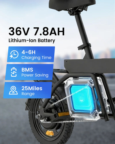 RegalAngel B20MINI E-Bike 250W 36V 7.8AhBattery Urban City Folding Road Legal UK