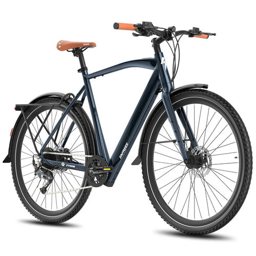 FAFREES F700 Electric Bike 250W 36V 10Ah 700C City Commuter E-Bike Men Women - Men - Blue
