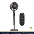 Pedestal Fan Remote Control 8-Speed Standing Floor Wide Oscillation Timer UK