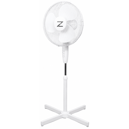 Pedestal Fan 17in Extendable Oscillating 3-Speed Adjustable Height Tiltable UK