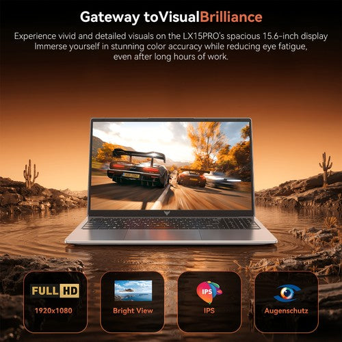 ACEMAGIC Ryzen 5 7430U 15.6" Laptop 16GB 512GB SSD WiFi 5 BT5.0 Notebook UK