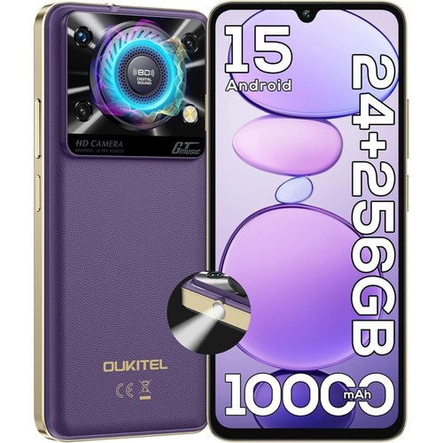 Oukitel C60 Pro Smartphone 6.88in 24GB 256GB 10000mAh 13MP NFC GPS 4G Unlocked