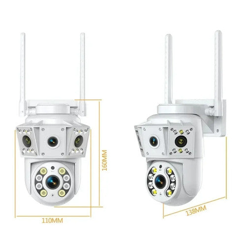 NNS Dual-eye Camera Wi-Fi Full-color Night Vision CCTV High Definition Security