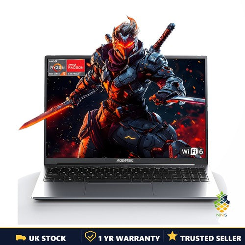 ACEMAGIC Ryzen 5 7430U 15.6" Laptop 16GB 512GB SSD WiFi 5 BT5.0 Notebook UK