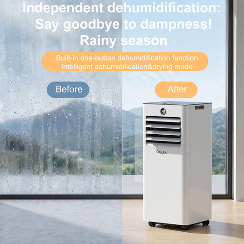 Oyaja Portable Air Conditioner 9000BTU 6in1 AC Cooling Ventilate Dumidifier 60m2