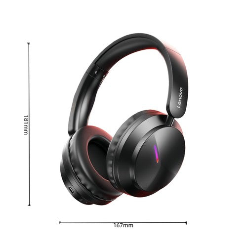 Lenovo EH140 Wireless Headphones Bluetooth 5.4 Gaming ENC Over-Ear 40mm Black UK