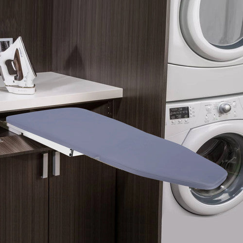 80cm Modern Retractable Ironing Board MDF Steel Durable Modern Hotel and Home UK