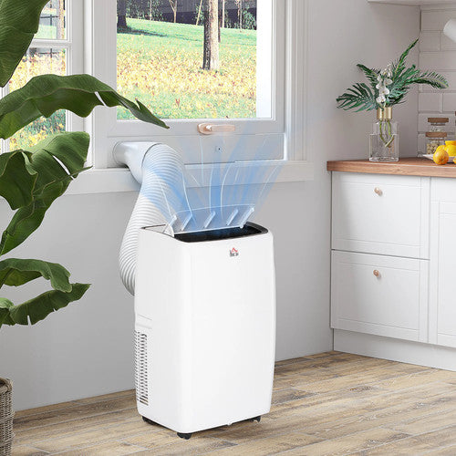 HOMCOM Portable 12000BTU Extra Cool Mobile Air Conditioner 24H Timer AC UK