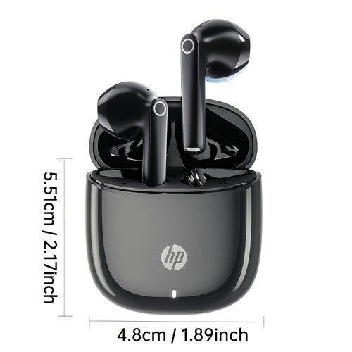 HP Wireless Earbuds Bluetooth 6.0 TWS ENC Touch Control 36H In-Ear Black UK