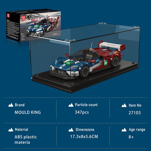 Mould King 27103 Sports Car Building Blocks Kits MOC Famous Car Model Kids DIY