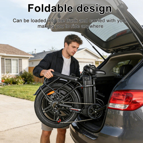 SAMEBIKE CY20PRO 26inch Folding E Bike 36V 15.6Ah Long Range City Cruiser UK