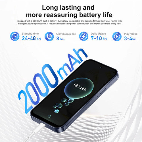 SERVO Android 10 4G LTE 4.5inch Dual SIM 2GB RAM 16GB ROM Fast Smartphone