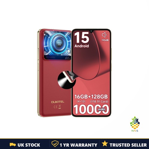 OUKITEL C60 SE Smartphone 16GB+128GB 6.88" 10000mAh Android 15 4G Dual SIM
