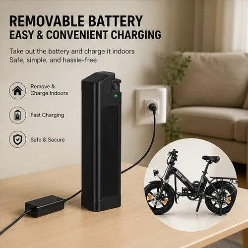 Eonsky E14 Folding Electric Bike 250W 36V 15Ah 14in City Commuter E-Bike UK