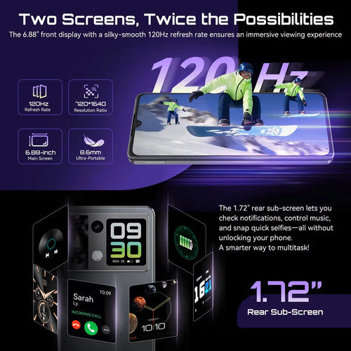 Cubot P90 Android Smartphone 24GB RAM 256GB ROM 6.88 120Hz 64MP NFC 1640*720