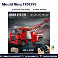 Mould King 17027 Technical Truck Toys APP RC Motorized Fire Rescue Vehicle Gift