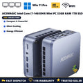 ACEMAGIC FAST Intel i7-14650HX Mini PC 32GB RAM 1TB SSD Win11 Pro Triple 4K