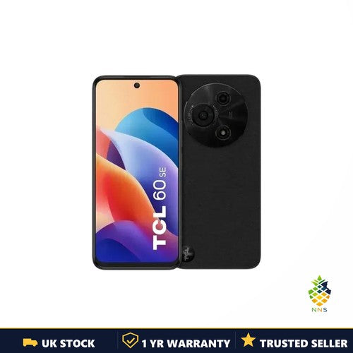 TCL 60 SE 4G Smartphone 512GB Unlocked Dual SIM Android Black UK