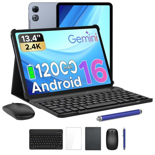 P13 13.4" 2.4K 120Hz IPS Tablet 8GB+128GB 12000mAh Octa-Core 13MP UK