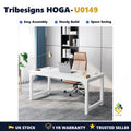 Tribesigns HOGA-U0149 Large Office Desk Computer Study Table Sturdy Wood UK