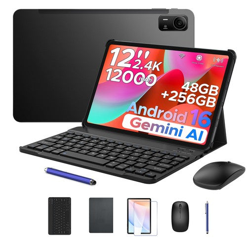 NNS P12 Pro 12in Tablet 8GB 256GB 120Hz 2.4K 12000mAh T7300 NFC Face Unlock UK