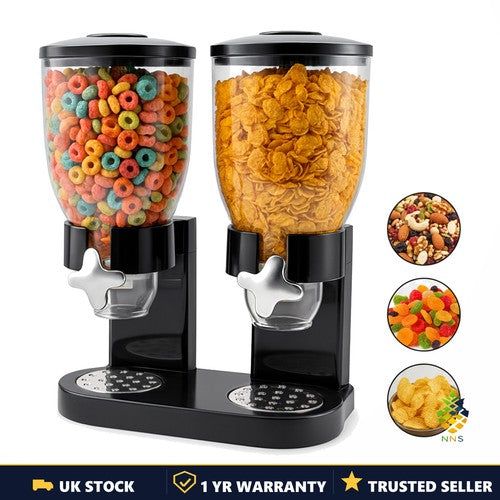 Large Capacity Airtight Food Storage Container Jar Cereal Nuts Rice Pasta UK