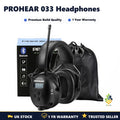 PROHEAR 033 Bluetooth 5.0 Headphones Noise Reduction Rechargeable 2000mAh UK