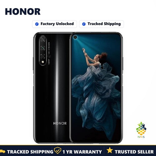HONOR 20 4G Smartphone 6.26-inch Android 9.0 48MP 3750mAh Wifi BT Dual Sim