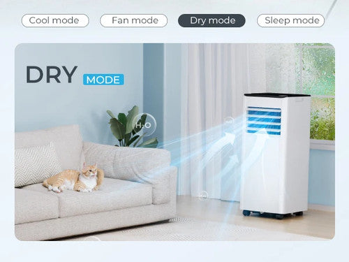 EUHOMY 9000BTU Portable Air Conditioner 4in1 Dehumidifying Cooling Ventilating