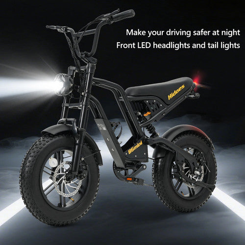 Hidoes B6 MINI Electric Bike 250W 48V 10.4Ah 16" Fat Tyre E-Bike Dual Suspension