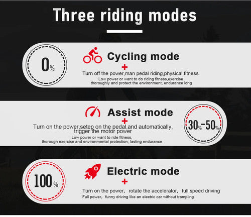 SAMEBIKE LO26-II Electric Bike 26 Inch 48V 14Ah Long Range Folding electric bike