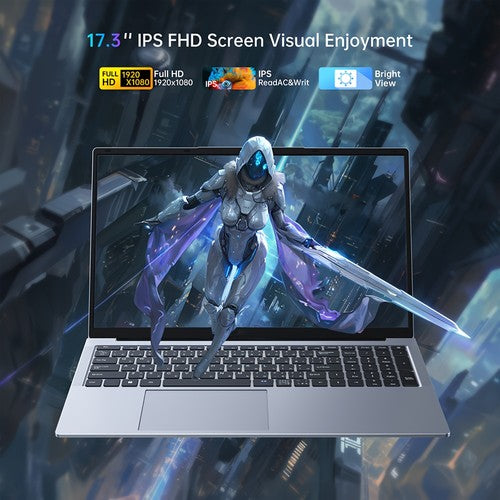 17.3" FHD Gaming Laptop AMD Ryzen 3 4300U 16GB RAM 512GB SSD Radeon Win 11 UK