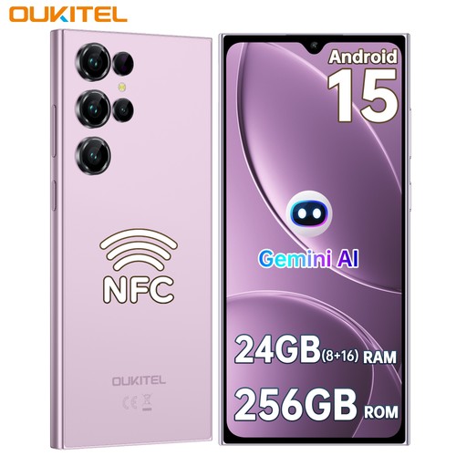 Oukitel C61 Pro Smartphone 6.88in HD 24GB 256GB 5150mAh Android 4G Unlocked UK